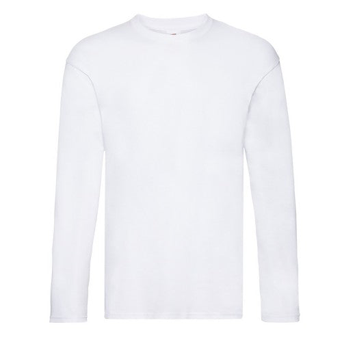 Red - Lifestyle - Fruit of the Loom Mens Iconic 150 Classic Long-Sleeved T-Shirt