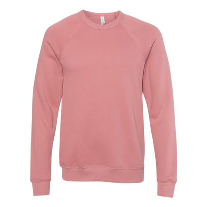 Front - Bella + Canvas Unisex Adult Fleece Raglan Sweatshirt