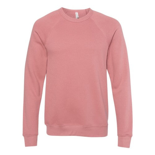 Front - Bella + Canvas Unisex Adult Fleece Raglan Sweatshirt