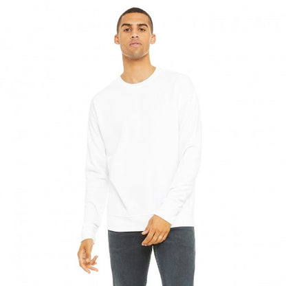 Front - Bella + Canvas Unisex Adult Fleece Drop Shoulder Sweatshirt