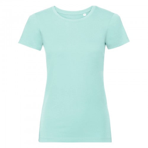 Front - Russell Womens/Ladies Organic Short-Sleeved T-Shirt