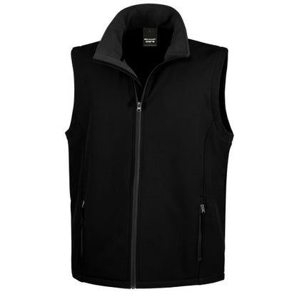 Front - Result Mens Printable Softshell Body Warmer
