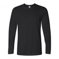 Front - Gildan Mens Soft Style Long Sleeve T-Shirt (Pack Of 5)