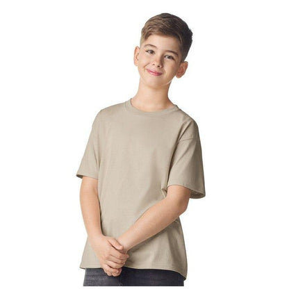 Fan Marine Green - Front - Gildan Childrens Unisex Soft Style T-Shirt