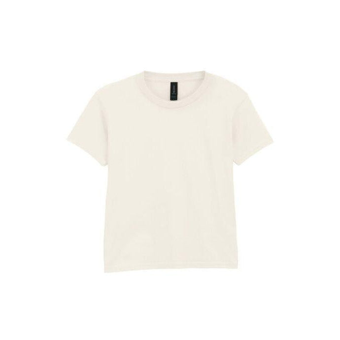 Natural - Pack Shot - Gildan Childrens Unisex Soft Style T-Shirt