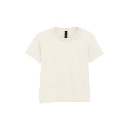 Natural - Pack Shot - Gildan Childrens Unisex Soft Style T-Shirt