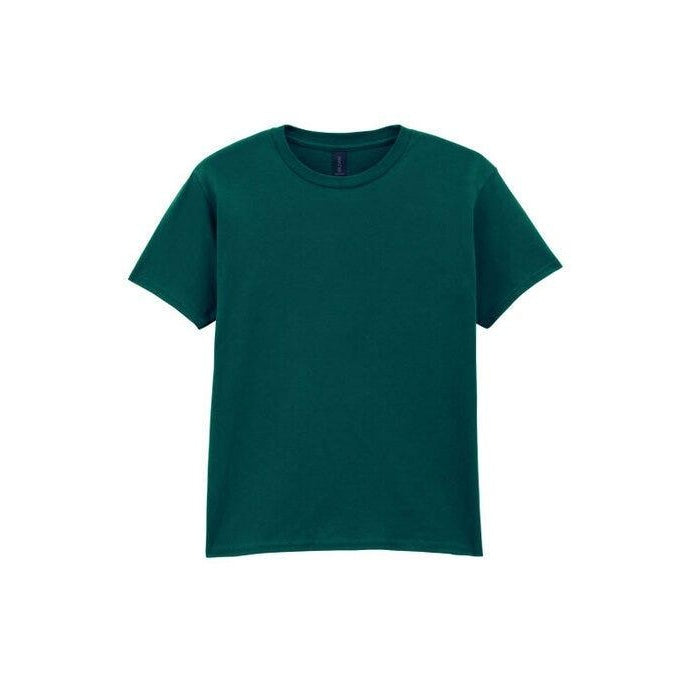 Fan Marine Green - Pack Shot - Gildan Childrens Unisex Soft Style T-Shirt