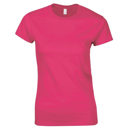 Front - Gildan Ladies Soft Style Short Sleeve T-Shirt