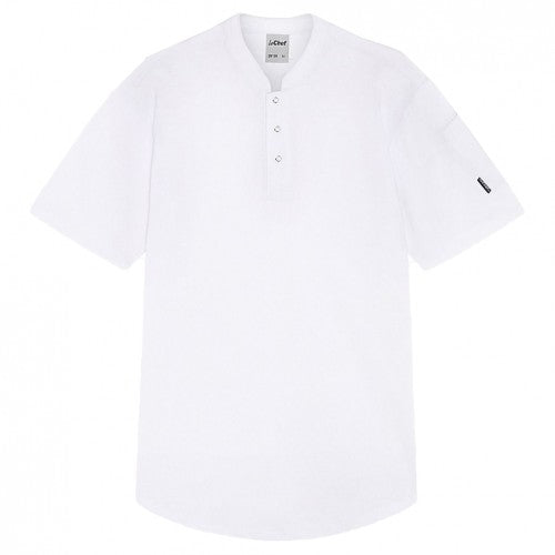 Front - Le Chef Unisex Adult Pique Chef Shirt