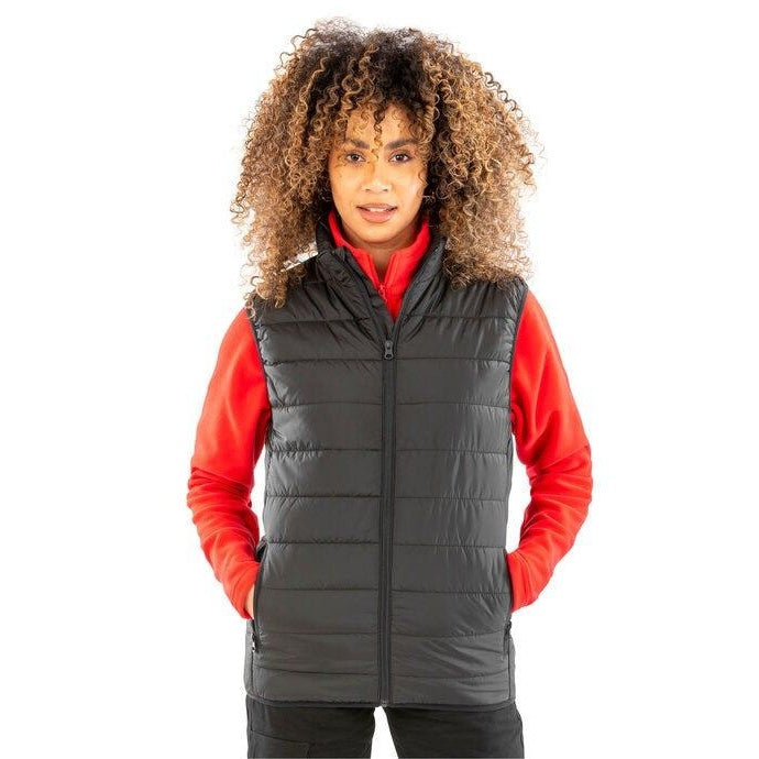 Bottle Green - Front - Result Core Mens Promo Padded Body Warmer