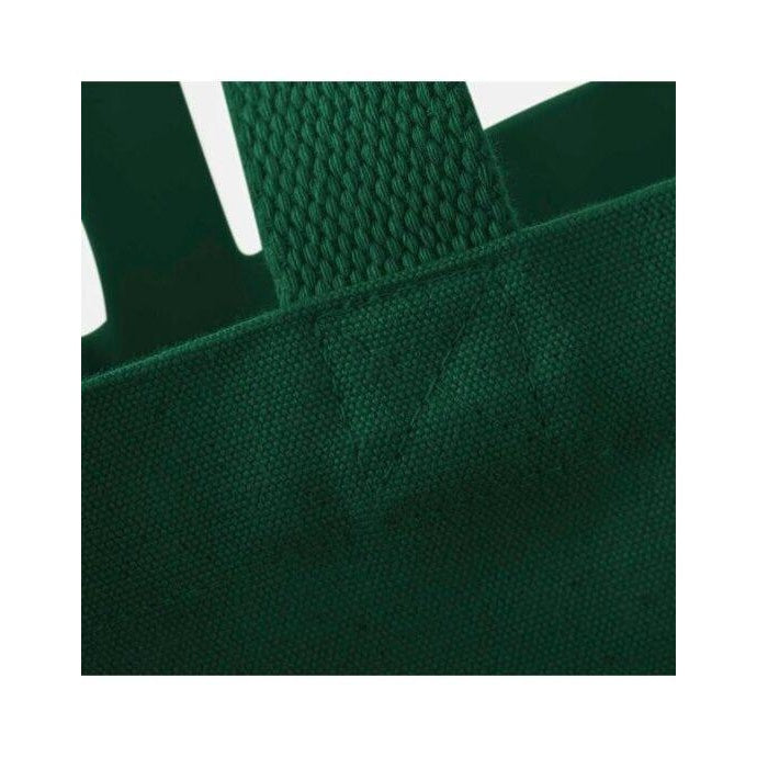 Bottle Green - Back - Westford Mill Canvas Oversized Tote Bag