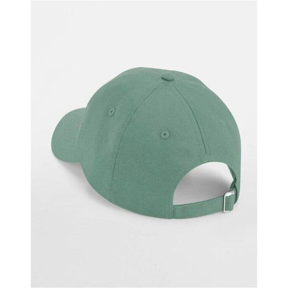 Dusty Green - Back - Beechfield Unisex Adult Organic Cotton 5 Panel Baseball Cap