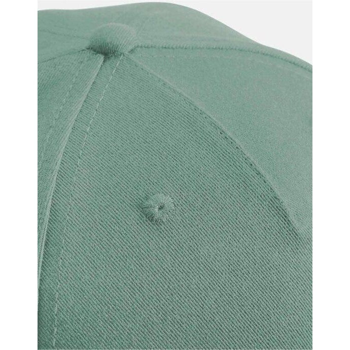 Dusty Green - Lifestyle - Beechfield Unisex Adult Organic Cotton 5 Panel Baseball Cap