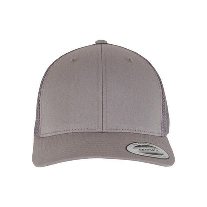 Steel Grey - Back - Flexfit Unisex Adult Retro Trucker Cap