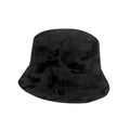 Front - Beechfield Camo Polyester Recycled Bucket Hat