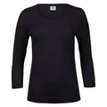 Front - Tee Jays Womens/Ladies Stretch 3/4 Sleeve T-Shirt