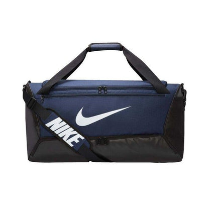 Midnight Navy-Black-White - Back - Nike Brasilia Swoosh Training 60L Duffle Bag