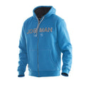 Front - Jobman Mens Vintage Lined Full Zip Hoodie