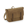 Front - Quadra Heritage Leather Accents Messenger Bag