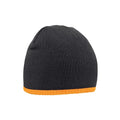 Front - Beechfield Unisex Adult Two Tone Knitted Beanie