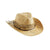 Front - Beechfield Unisex Adult Straw Cowboy Hat