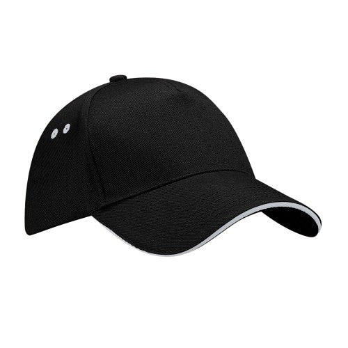 Front - Beechfield Unisex Adult Ultimate Sandwich Peak Cap