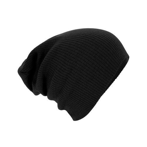 Front - Beechfield Unisex Adult Slouch Beanie