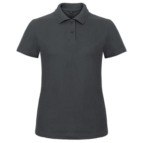 Front - B&C Womens/Ladies ID.001 Piqué Polo Shirt
