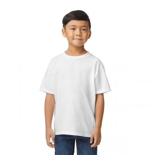 Front - Gildan Childrens/Kids Softstyle Plain Midweight T-Shirt