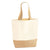 Front - Westford Mill Jute Canvas Shopper Bag