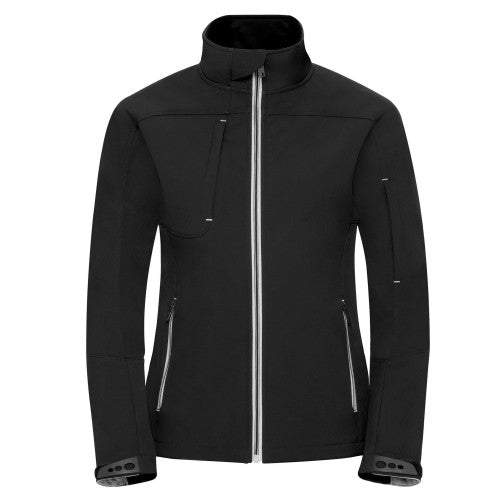 Front - Russell Womens/Ladies Bionic Soft Shell Jacket