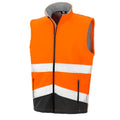 Front - SAFE-GUARD by Result Unisex Adult Softshell Safety Gilet