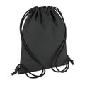 Front - Bagbase Reflective Drawstring Bag