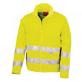 Front - SAFE-GUARD by Result Mens Hi-Vis Soft Shell Jacket