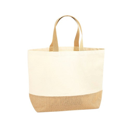 Front - Westford Mill Laminate Jute Tote