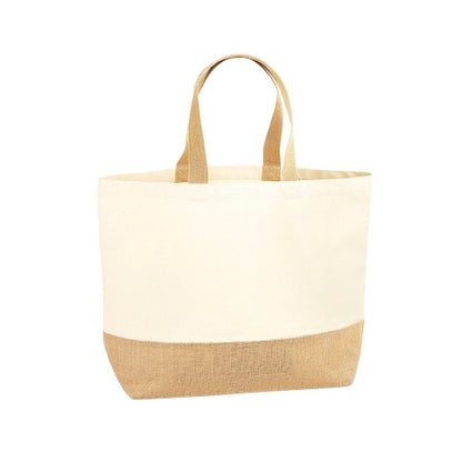 Front - Westford Mill Laminate Jute Tote