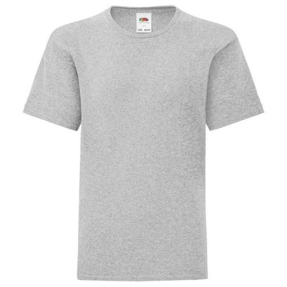 Front - Fruit Of The Loom Childrens/Kids Iconic T-Shirt