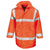 Front - SAFE-GUARD by Result Mens Motorway Hi-Vis Coat