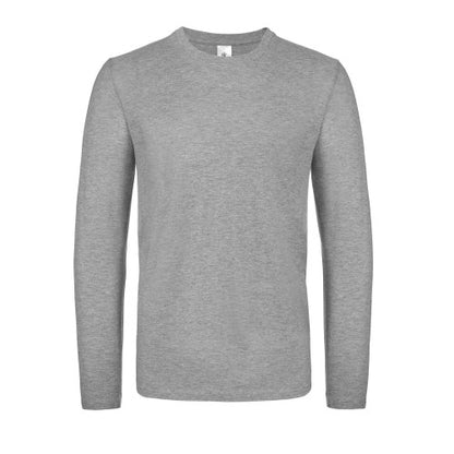 Front - B&C Mens #E150 Long-Sleeved T-Shirt