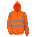 Front - Yoko Mens Hi-Vis Full Zip Hoodie