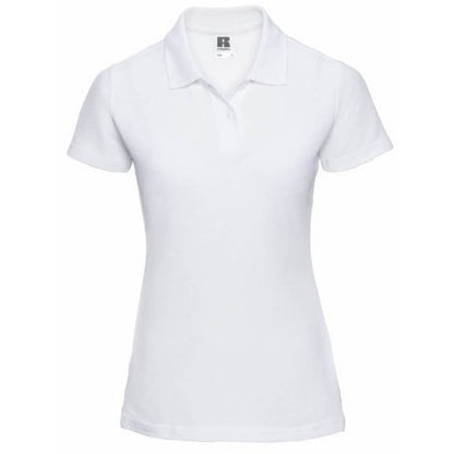 Front - Jerzees Colours Ladies 65/35 Hard Wearing Pique Short Sleeve Polo Shirt