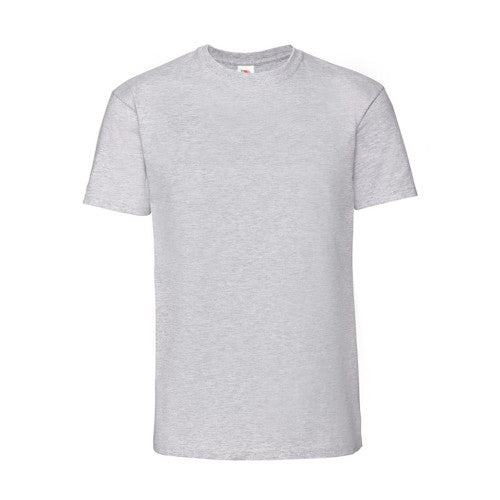 Front - Fruit of the Loom Mens Iconic 195 Premium Ringspun Cotton T-Shirt