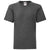 Front - Fruit of the Loom Childrens/Kids Iconic Heather T-Shirt