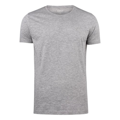 Front - James Harvest Mens Twoville Melange T-Shirt