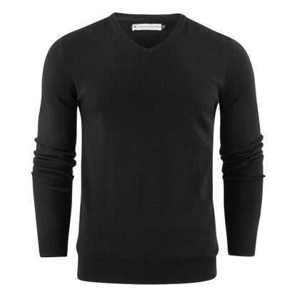 Front - James Harvest Mens Ashland V Neck Sweatshirt
