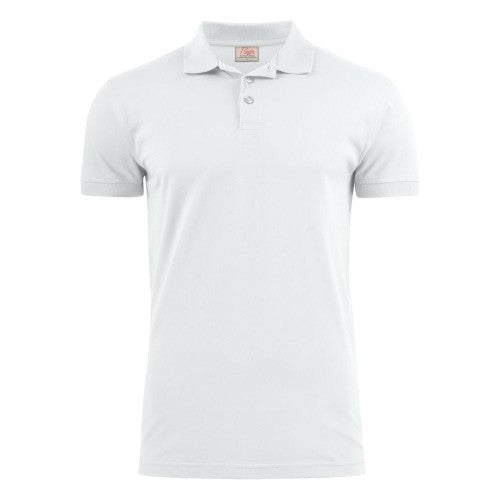 Front - Printer Mens Surf Stretch Polo Shirt