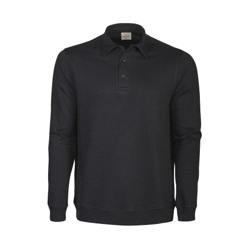 Front - Printer Unisex Adult Homerun Long-Sleeved Polo Shirt