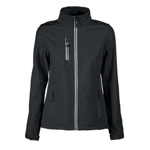 Front - Printer RED Womens/Ladies Vert Soft Shell Jacket