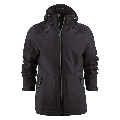 Front - Printer Mens Karting Soft Shell Jacket
