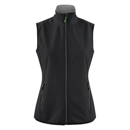 Front - Printer Womens/Ladies Trial Softshell Gilet